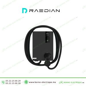 Borne de recharge Raedian NEO 22kW avec câble 5m Wifi/Bluetooth Casablanca Maroc