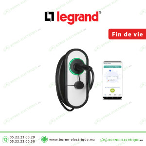 Borne de recharge Legrand Green'up One pour véhicule électrique 7.4kW 057012 Casablanca Maroc