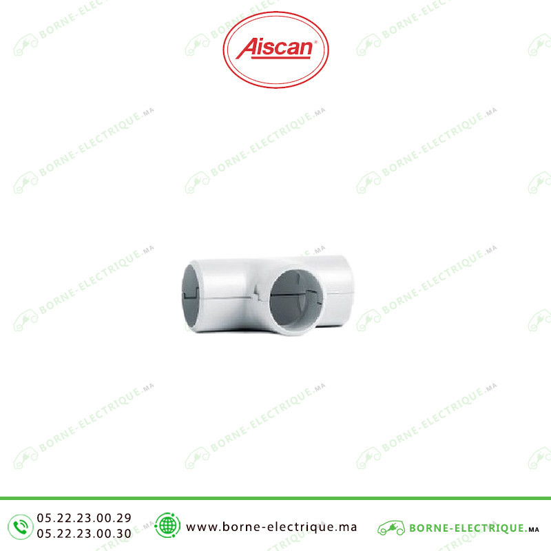 Tés tube PVC AISCAN D13 T20 Casablanca Maroc