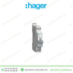 Disjoncteur HAGER 1P+N 40A MJN740 Casablanca Maroc