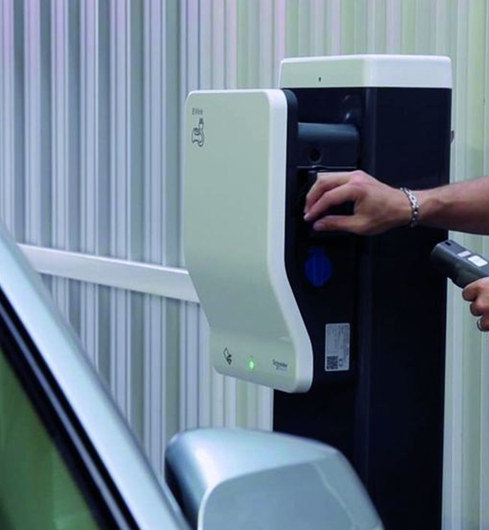 Borne de recharge Schneider EVlink